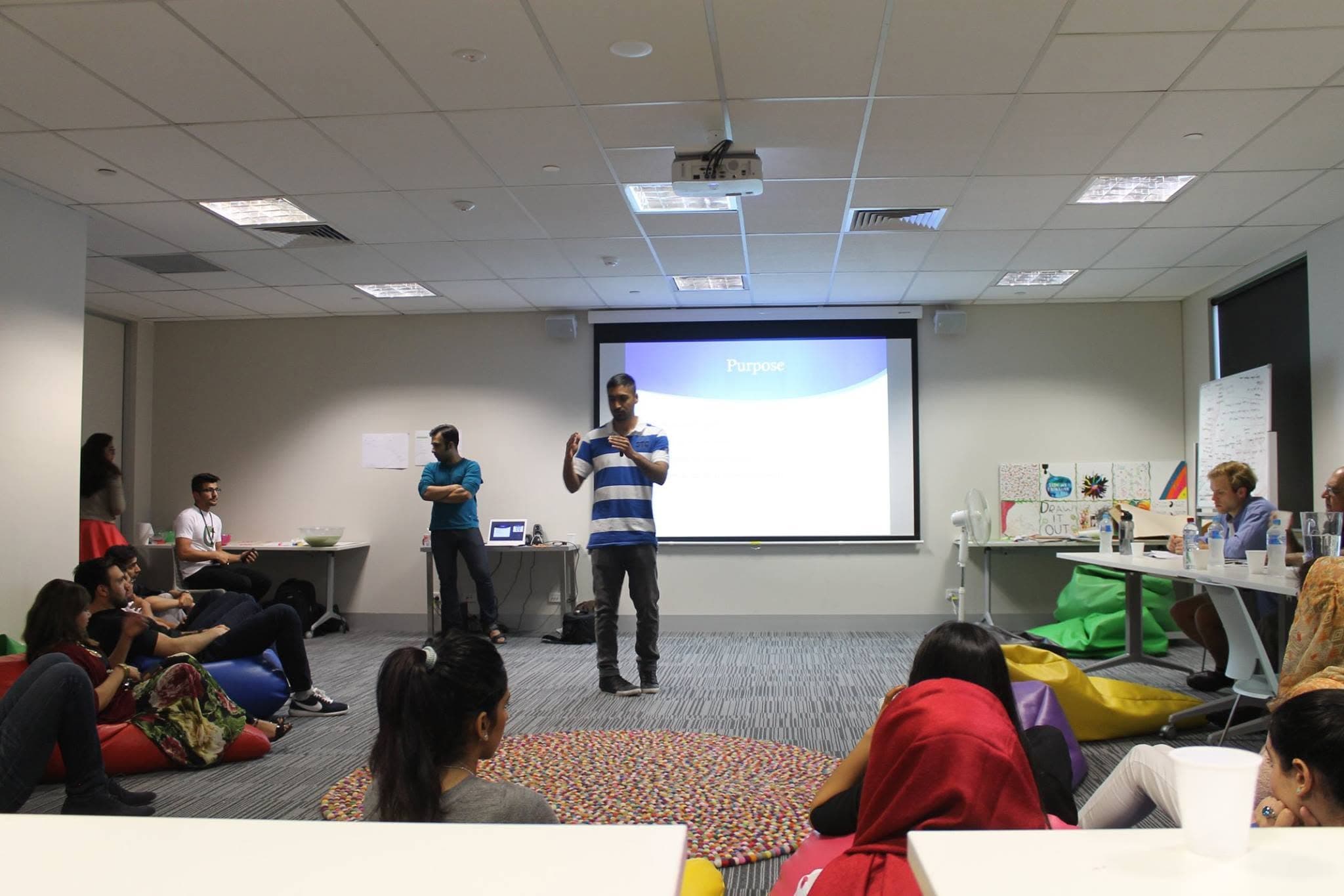 Pitch night at the Hackathon